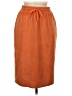 Shein Solid Orange Casual Skirt Size 6 - photo 1