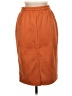 Shein Solid Orange Casual Skirt Size 6 - photo 2