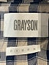Grayson 100% Cotton Checkered-gingham Blue Long Sleeve Button-Down Shirt Size Sm (2) - photo 7