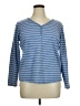 L.L.Bean 100% Cotton Blue Long Sleeve Henley Size XL - photo 1
