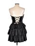 Unbranded 100% Polyester Stars Black Cocktail Dress Size 10 - photo 2