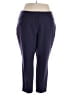 Worthington Solid Blue Active Pants Size 22 - photo 1