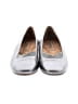 SoftWalk Metallic Silver Flats Size 6 (wide) - photo 2