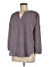 Fun2Fun 100% Polyester Gray 3/4 Sleeve Blouse Size M - photo 5