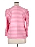 Ann Taylor Factory Checkered-gingham Pink Pullover Sweater Size XL - photo 2