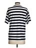 Madewell Stripes Silver Short Sleeve Top Size S - photo 2