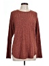 Made With Love Burgundy Long Sleeve Top Size L - photo 1