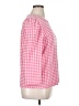 Ann Taylor Factory Checkered-gingham Pink Pullover Sweater Size XL - photo 4