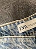 Zara 100% Cotton Hearts Blue Jeans Size 4 - photo 7