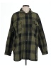 Lucky Brand 100% Cotton Plaid Green Coat Size L - photo 1