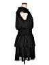 BCBGMAXAZRIA 100% Polyester Solid Black Casual Dress Size L - photo 4