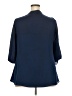 City Chic 100% Polyester Blue 3/4 Sleeve Blouse Size 18 Plus (M) - photo 2