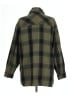 Lucky Brand 100% Cotton Plaid Green Coat Size L - photo 2