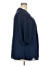 City Chic 100% Polyester Blue 3/4 Sleeve Blouse Size 18 Plus (M) - photo 4