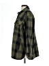 Lucky Brand 100% Cotton Plaid Green Coat Size L - photo 5