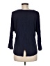 Gap 100% Polyester Blue 3/4 Sleeve T-Shirt Size M - photo 2