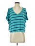 Assorted Brands Teal Short Sleeve T-Shirt Size S - photo 1