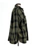 Lucky Brand 100% Cotton Plaid Green Coat Size L - photo 4
