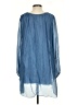 Baci Blue 3/4 Sleeve Blouse Size S (estimated) - photo 2
