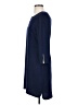 Laundry by Shelli Segal Solid Blue Casual Dress Size 4 - photo 5