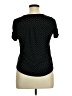 The Workshop Polka Dots Black Short Sleeve Top Size XL - photo 2