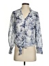 Sara Michelle Blue 3/4 Sleeve Blouse Size S - photo 1