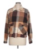 BeachLunchLounge 100% Cotton Plaid Brown Jacket Size L - photo 1