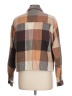 BeachLunchLounge 100% Cotton Plaid Brown Jacket Size L - photo 2