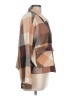 BeachLunchLounge 100% Cotton Plaid Brown Jacket Size L - photo 4