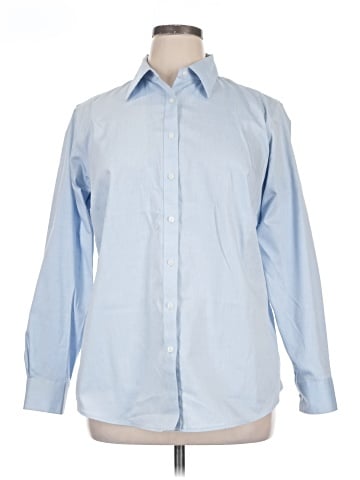 Jones New York Signature Long Sleeve Button-Down Shirt (view 1)