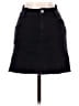 Pazzo Solid Black Denim Skirt Size S - photo 1