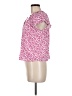 Gap 100% Rayon Pink Short Sleeve Blouse Size M - photo 5