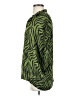 Assorted Brands 100% Viscose Animal Print Green 3/4 Sleeve Blouse Size S - photo 5