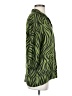 Assorted Brands 100% Viscose Animal Print Green 3/4 Sleeve Blouse Size S - photo 4