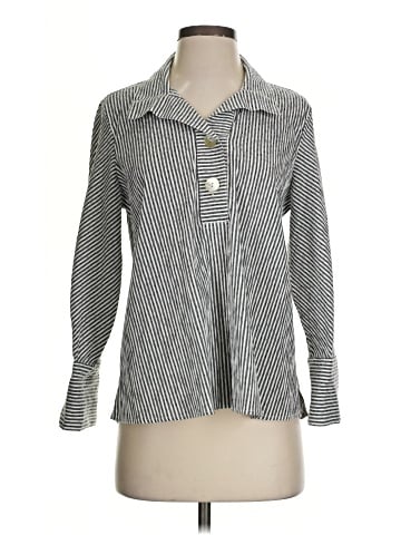 Ali Miles Long Sleeve Button-Down Shirt (view 1)