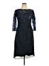 Unbranded 100% Polyester Blue Cocktail Dress Size 16 - photo 1