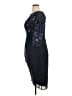 Unbranded 100% Polyester Blue Cocktail Dress Size 16 - photo 5