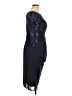Unbranded 100% Polyester Blue Cocktail Dress Size 16 - photo 4