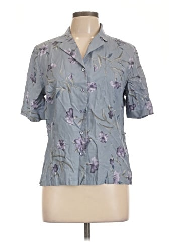 Pendleton Short Sleeve Silk Top (view 1)
