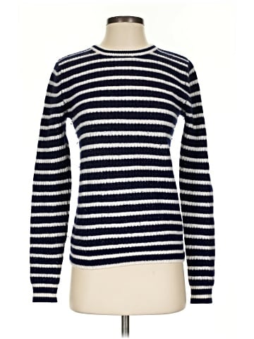 Aqua Cashmere Pullover Sweater (view 1)