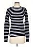 Aqua 100% Cashmere Stripes Blue Cashmere Pullover Sweater Size XS - photo 1