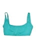 Norma Kamali Teal Blue Swimsuit Top Size S - photo 1