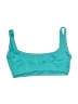Norma Kamali Teal Blue Swimsuit Top Size S - photo 2