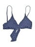 Unbranded Chevron-herringbone Blue Swimsuit Top Size 12 - photo 1