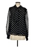 J by Joie Polka Dots Black Long Sleeve Blouse Size S - photo 1