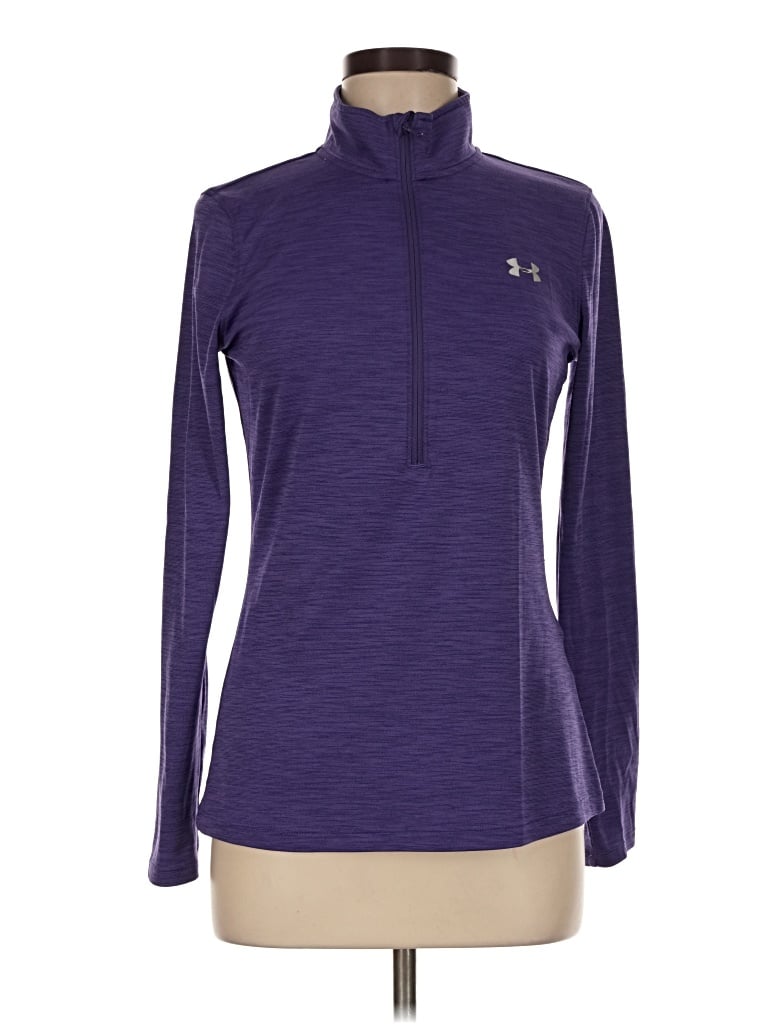 Pre-owned Under Armour Fleece Jacket In Purple
