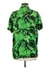 Assorted Brands 100% Rayon Paisley Green Short Sleeve Blouse Size M - photo 2