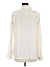 Ann Taylor LOFT 100% Polyester Ivory Long Sleeve Blouse Size M - photo 2