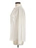 Ann Taylor LOFT 100% Polyester Ivory Long Sleeve Blouse Size M - photo 5