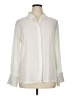 Karl Lagerfeld Paris 100% Polyester Solid Ivory Long Sleeve Blouse Size XL - photo 1